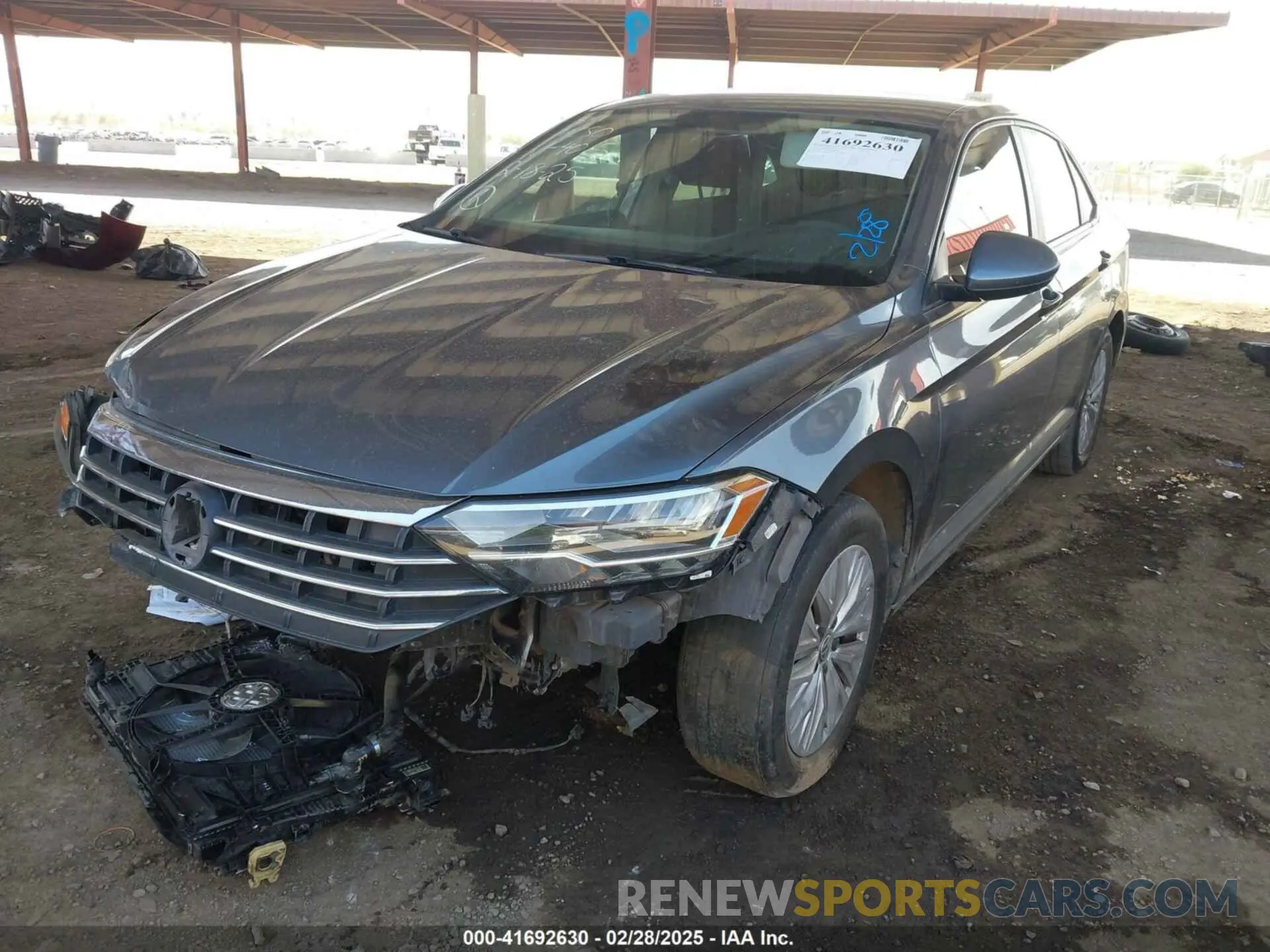 2 Photograph of a damaged car 3VWC57BU7KM084015 VOLKSWAGEN JETTA 2019