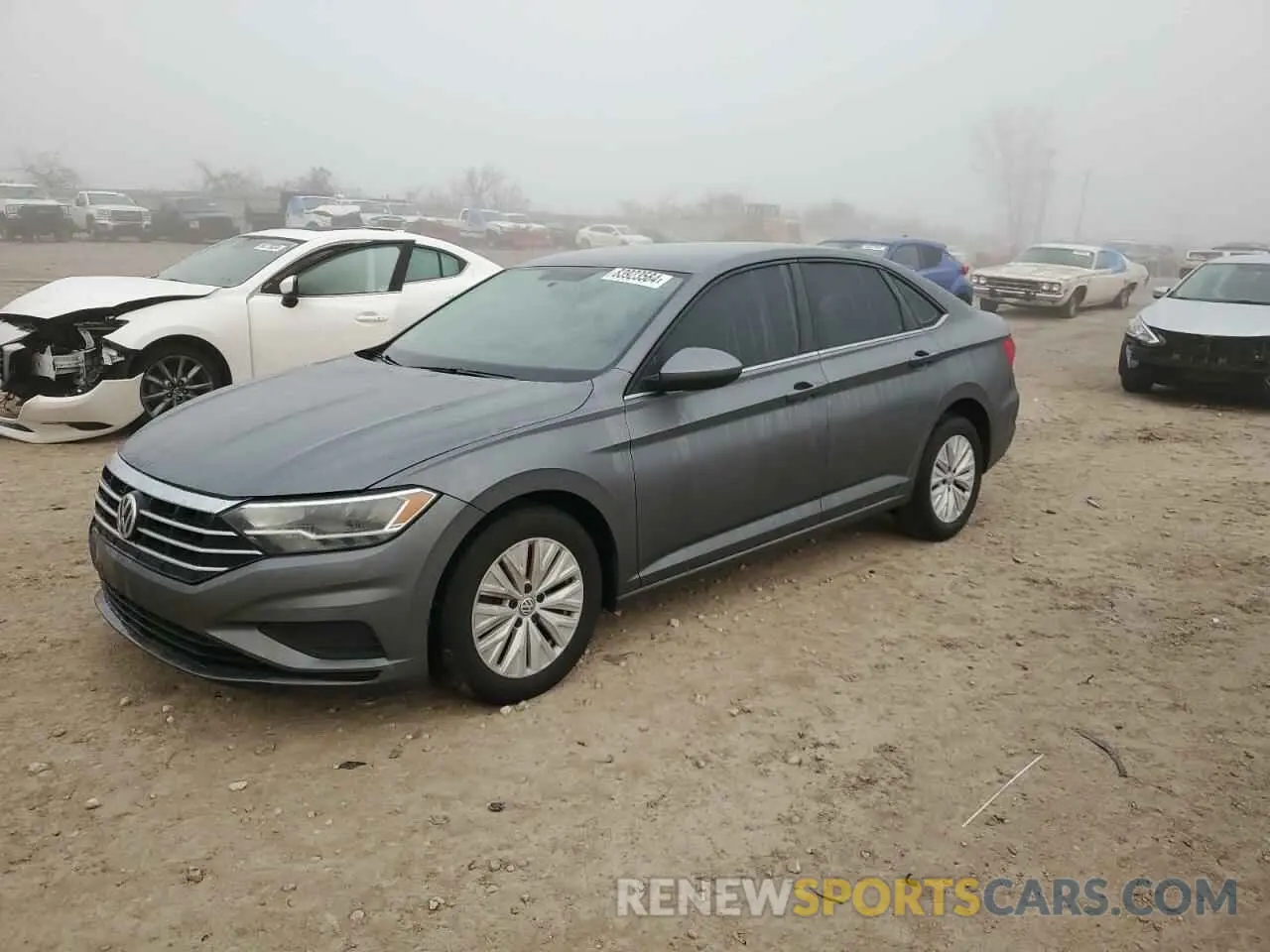 1 Photograph of a damaged car 3VWC57BU7KM091787 VOLKSWAGEN JETTA 2019