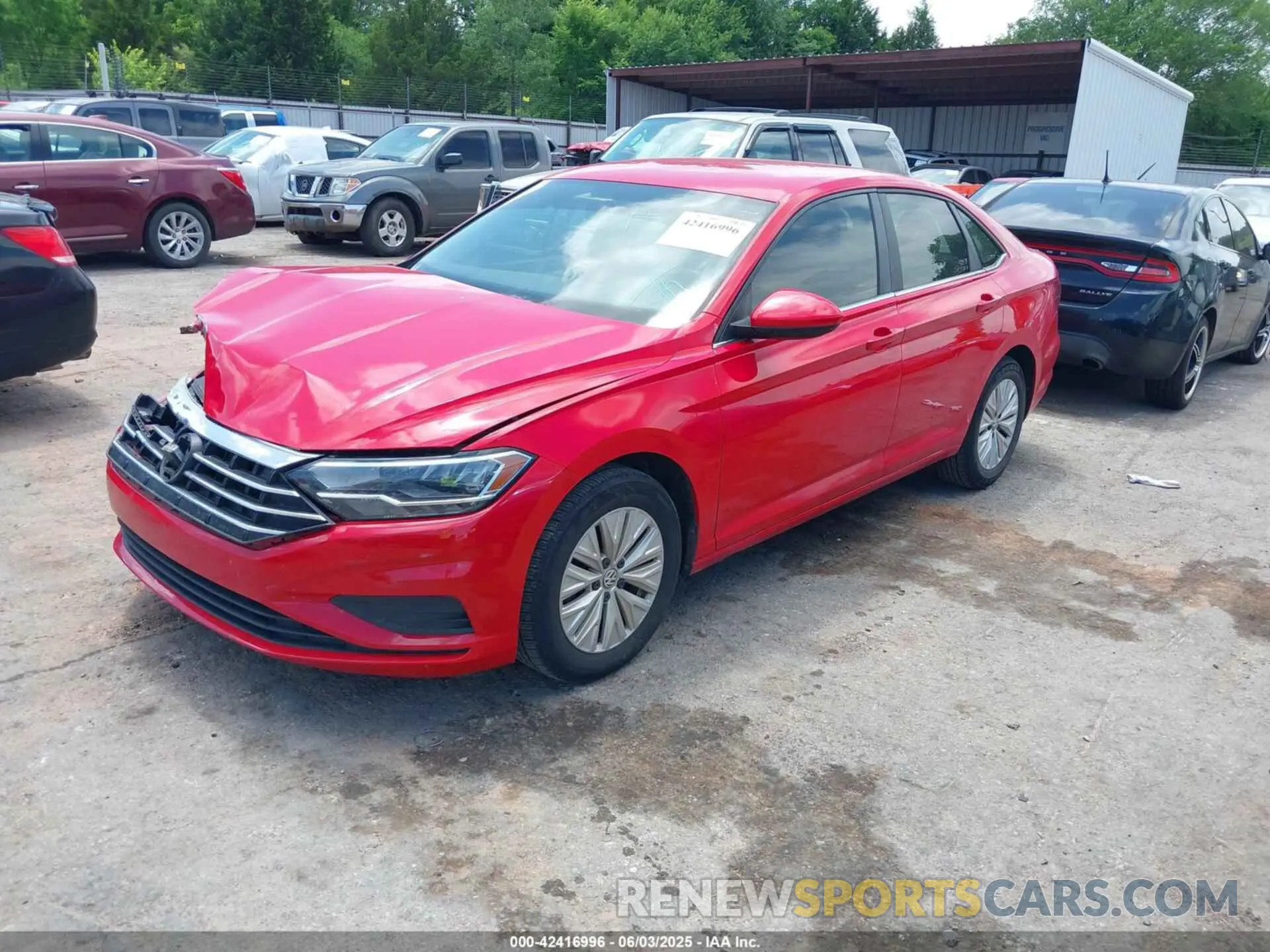 2 Photograph of a damaged car 3VWC57BU7KM093152 VOLKSWAGEN JETTA 2019