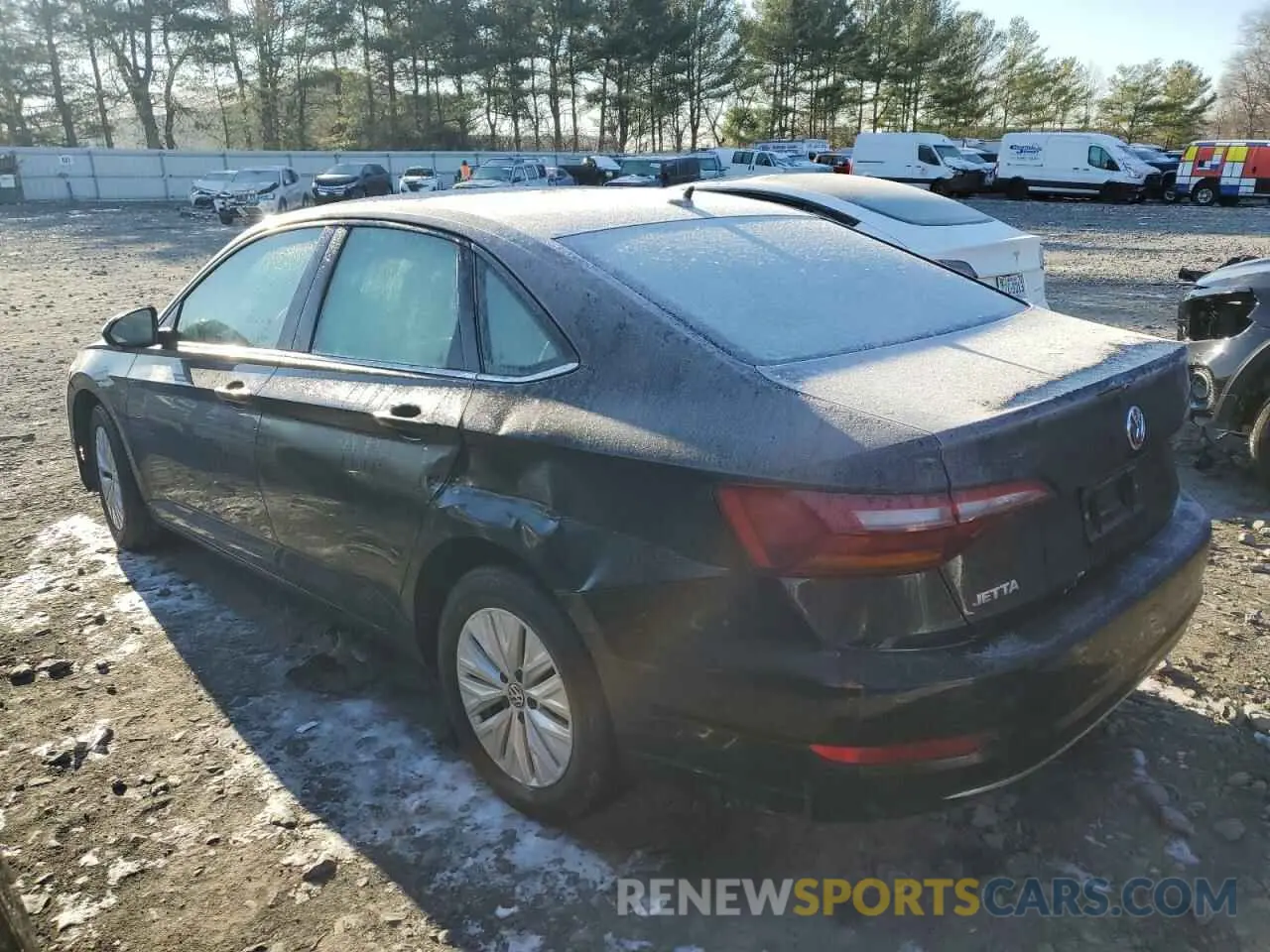 2 Photograph of a damaged car 3VWC57BU7KM113576 VOLKSWAGEN JETTA 2019