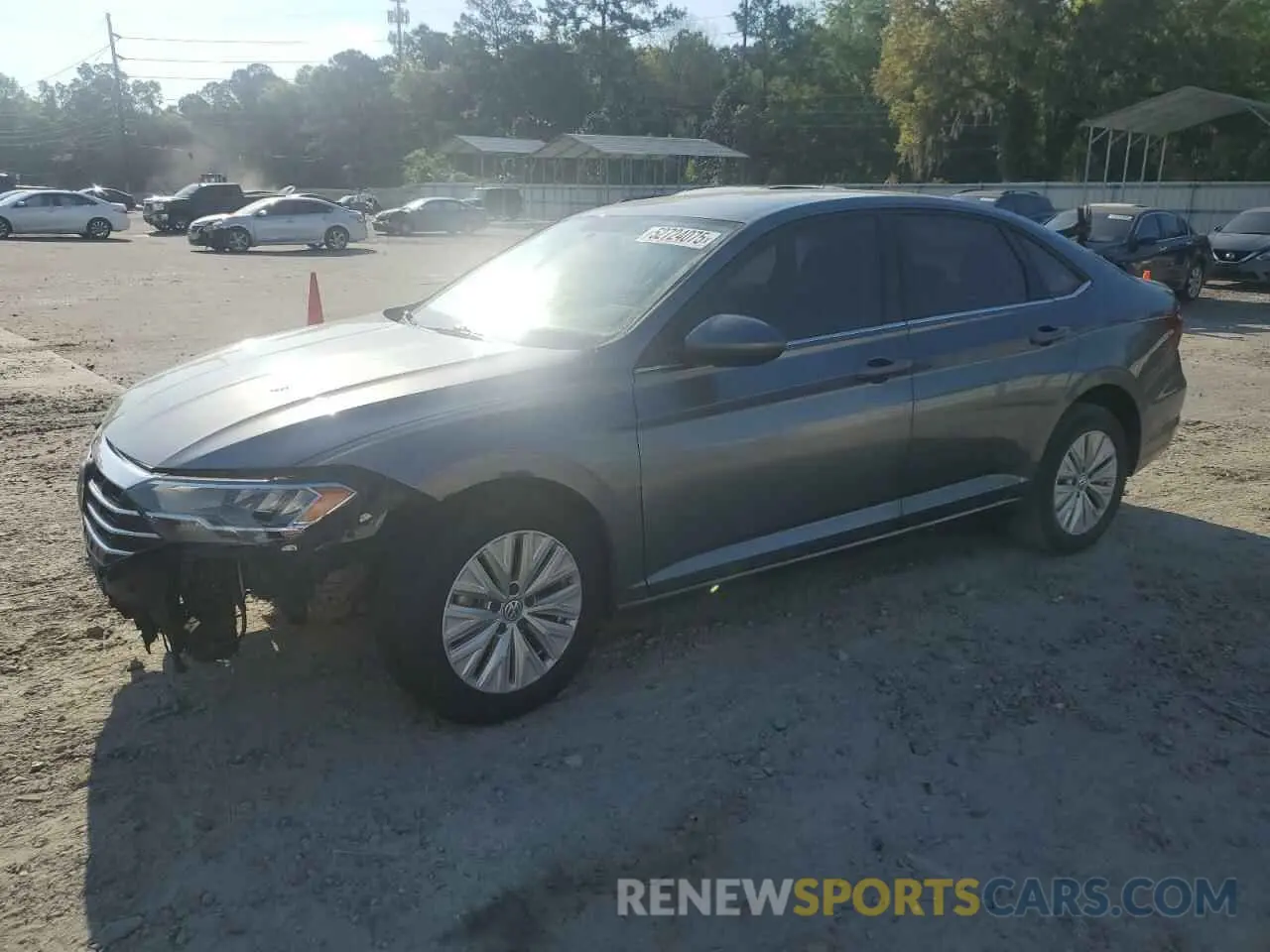 1 Photograph of a damaged car 3VWC57BU7KM154077 VOLKSWAGEN JETTA 2019