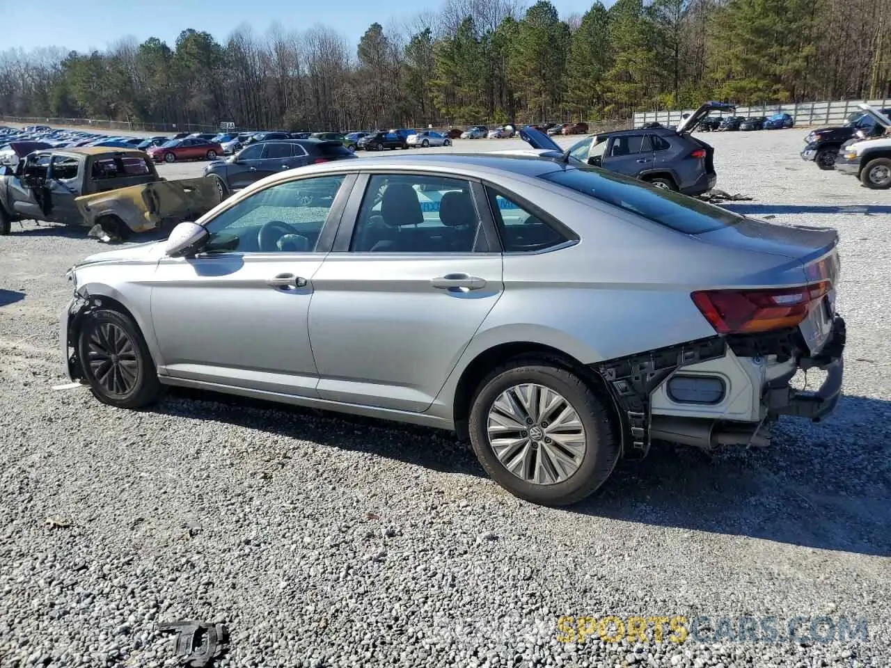 2 Photograph of a damaged car 3VWC57BU7KM215671 VOLKSWAGEN JETTA 2019