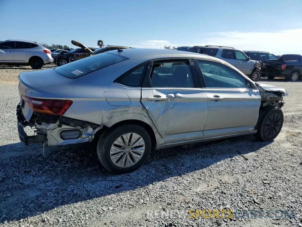 3 Photograph of a damaged car 3VWC57BU7KM215671 VOLKSWAGEN JETTA 2019