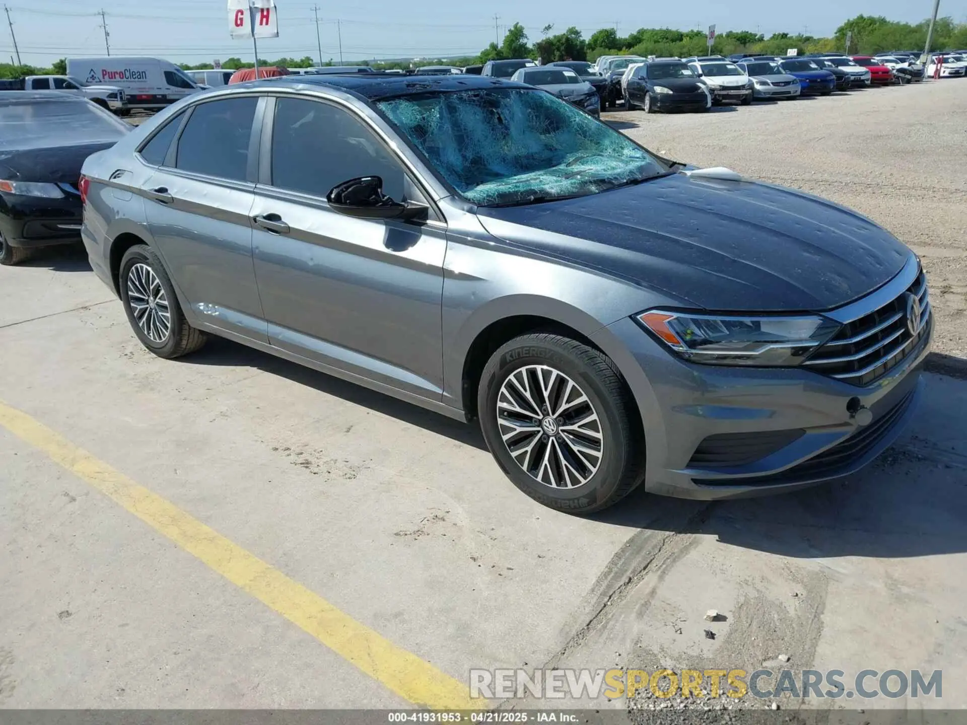 1 Photograph of a damaged car 3VWC57BU7KM219347 VOLKSWAGEN JETTA 2019