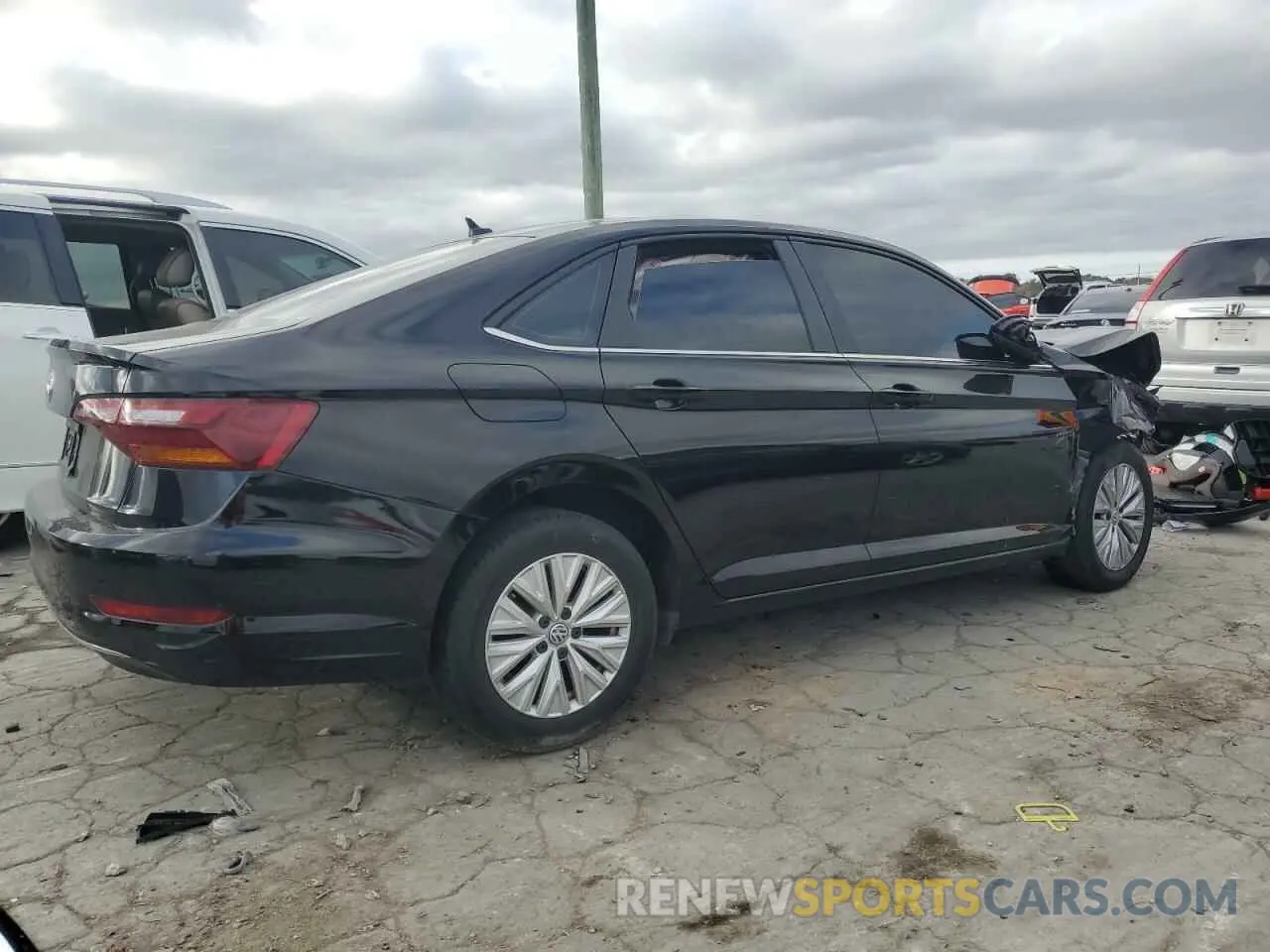 3 Photograph of a damaged car 3VWC57BU7KM224015 VOLKSWAGEN JETTA 2019