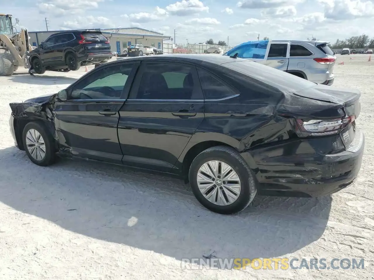 2 Photograph of a damaged car 3VWC57BU7KM231384 VOLKSWAGEN JETTA 2019