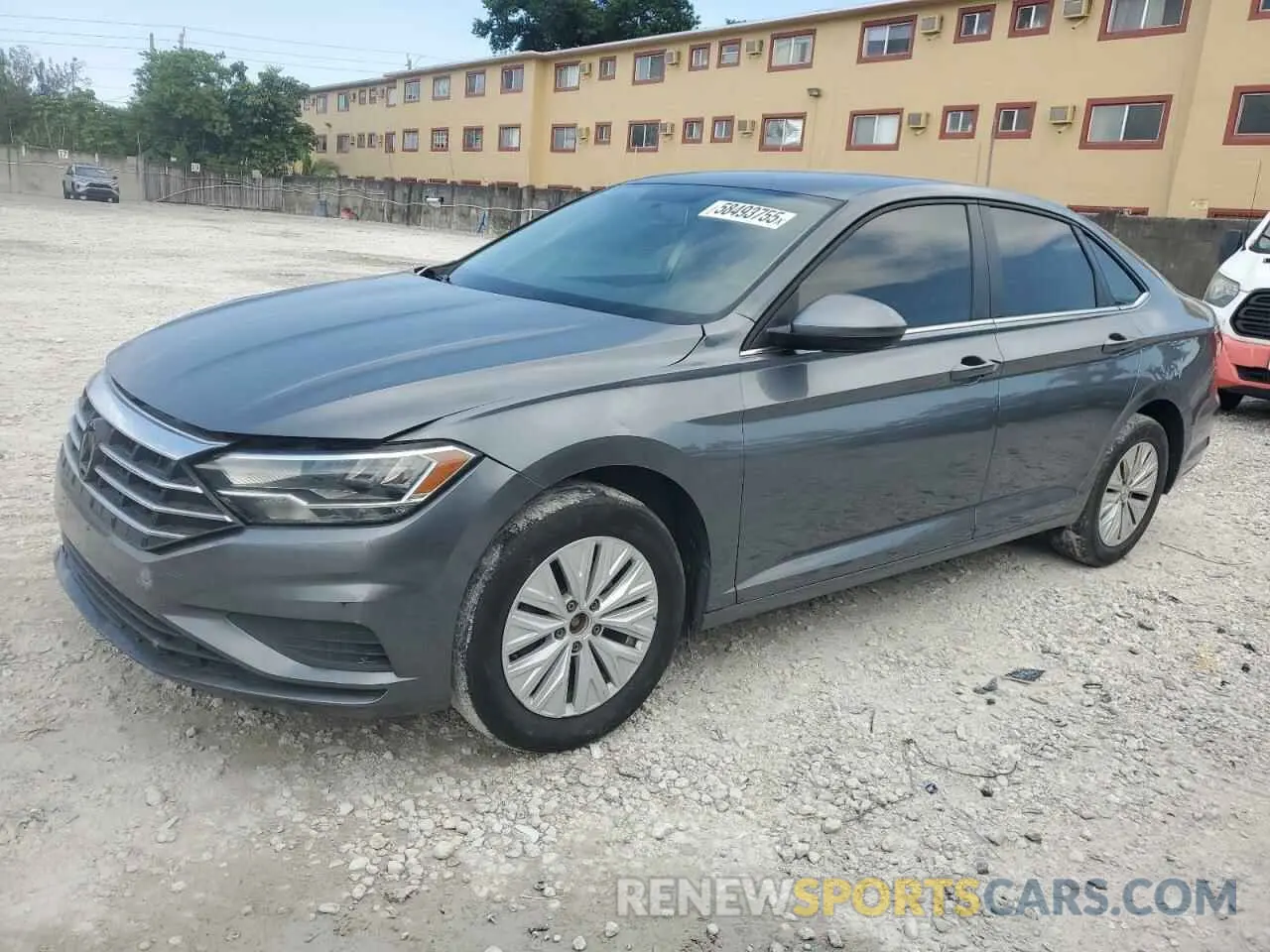 1 Photograph of a damaged car 3VWC57BU7KM231871 VOLKSWAGEN JETTA 2019