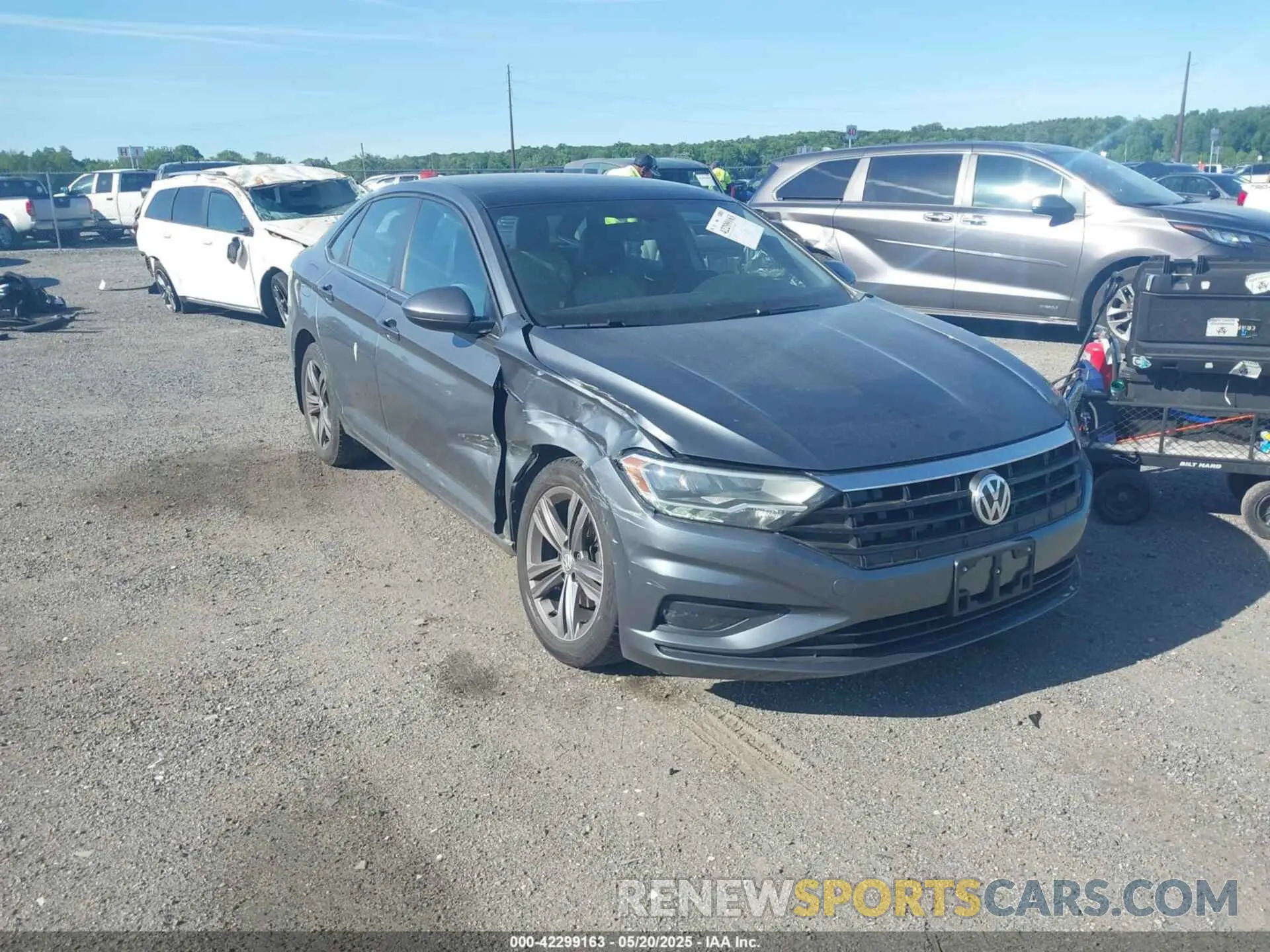 1 Photograph of a damaged car 3VWC57BU7KM236813 VOLKSWAGEN JETTA 2019