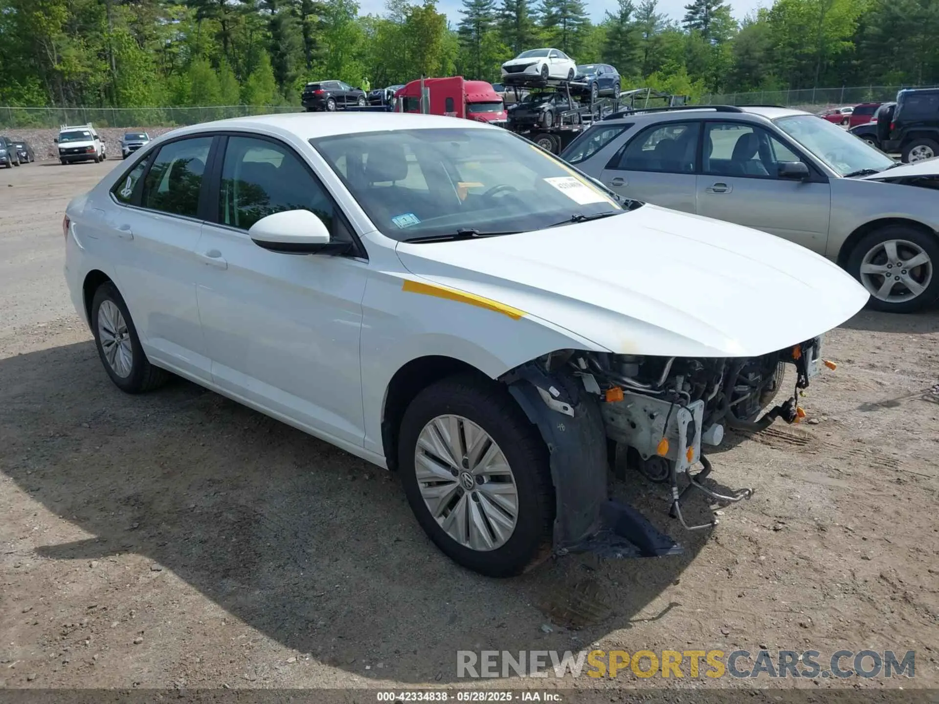 1 Photograph of a damaged car 3VWC57BU7KM243356 VOLKSWAGEN JETTA 2019