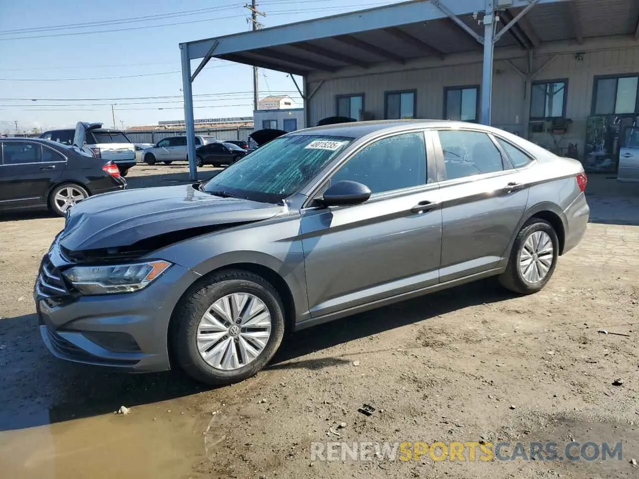 1 Photograph of a damaged car 3VWC57BU8KM068986 VOLKSWAGEN JETTA 2019