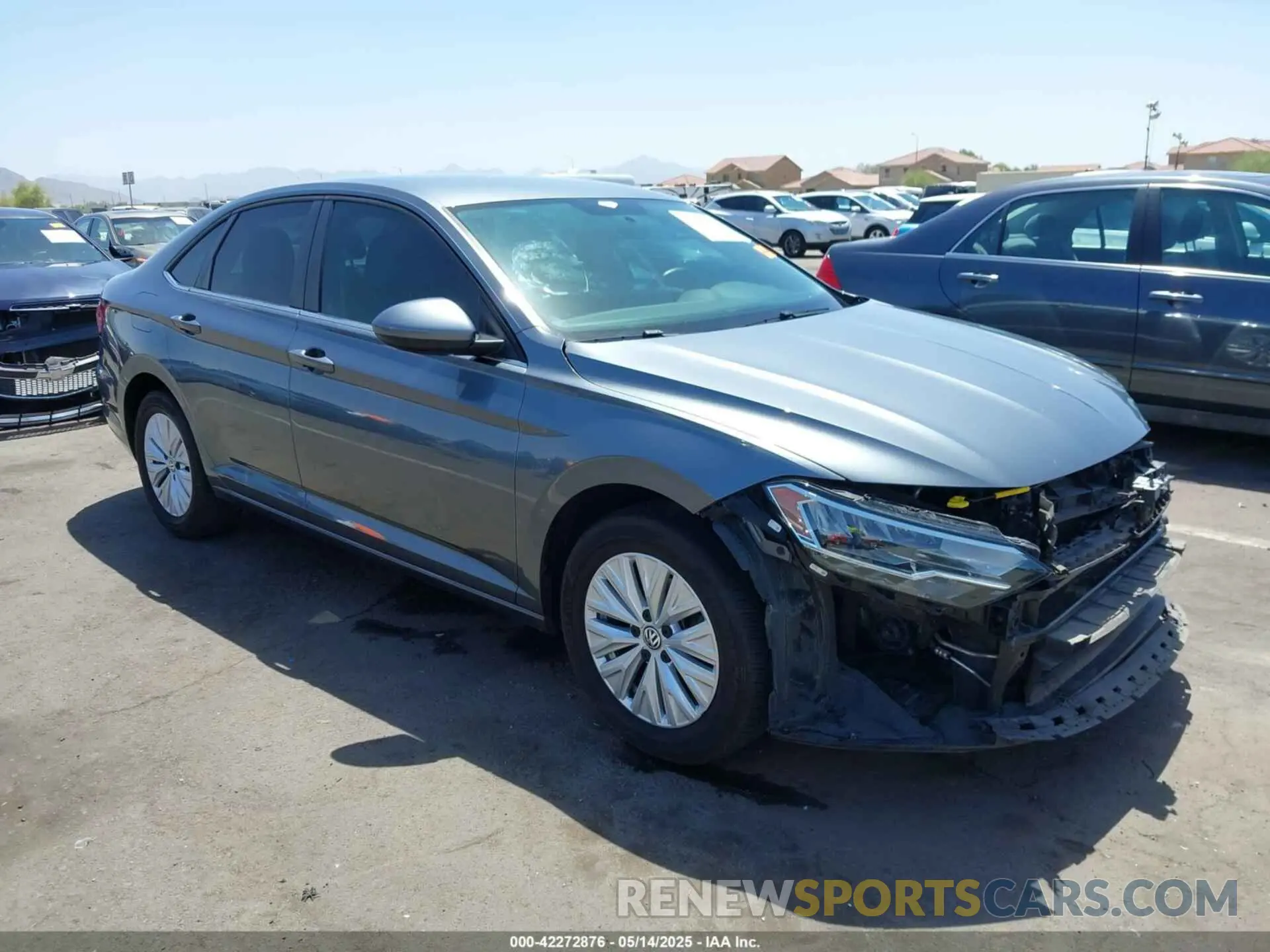1 Photograph of a damaged car 3VWC57BU8KM078627 VOLKSWAGEN JETTA 2019