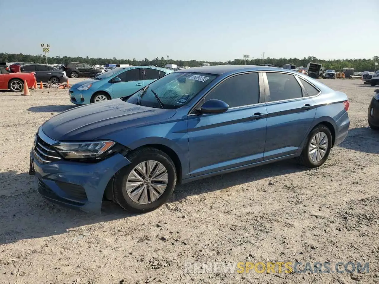 1 Photograph of a damaged car 3VWC57BU8KM082855 VOLKSWAGEN JETTA 2019