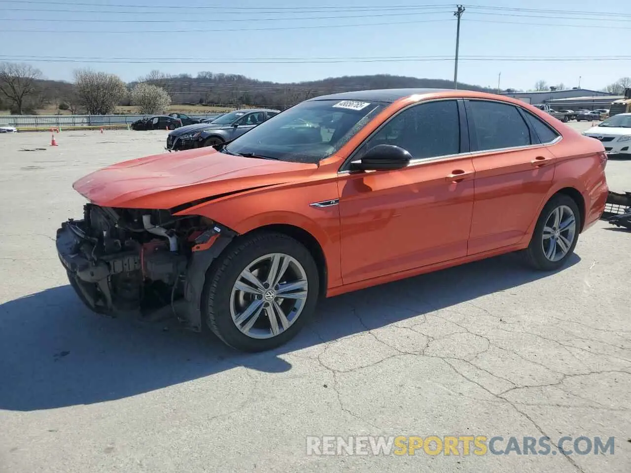 1 Photograph of a damaged car 3VWC57BU8KM097694 VOLKSWAGEN JETTA 2019