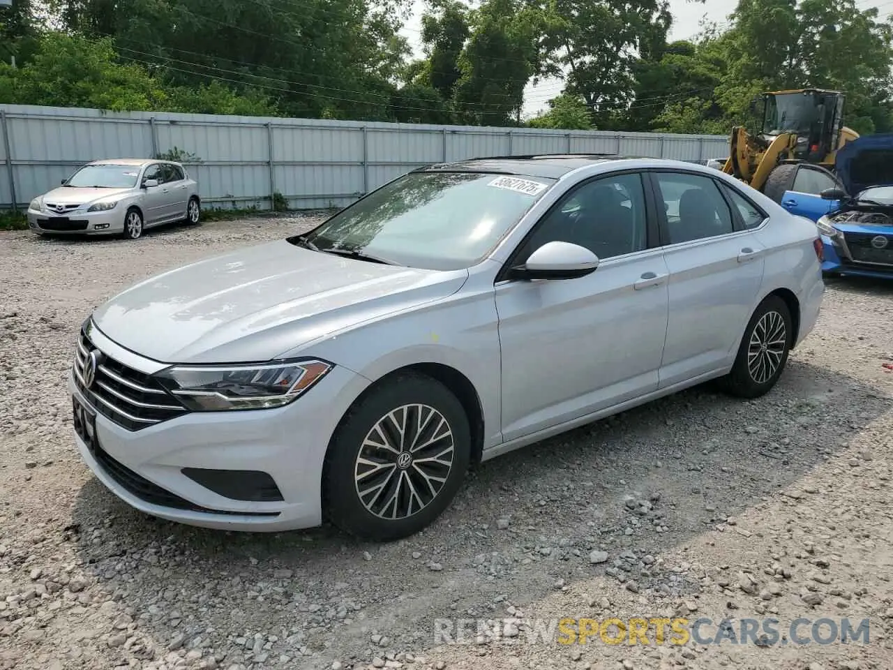 1 Photograph of a damaged car 3VWC57BU8KM112307 VOLKSWAGEN JETTA 2019