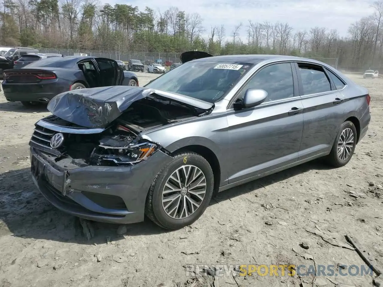 1 Photograph of a damaged car 3VWC57BU8KM124795 VOLKSWAGEN JETTA 2019