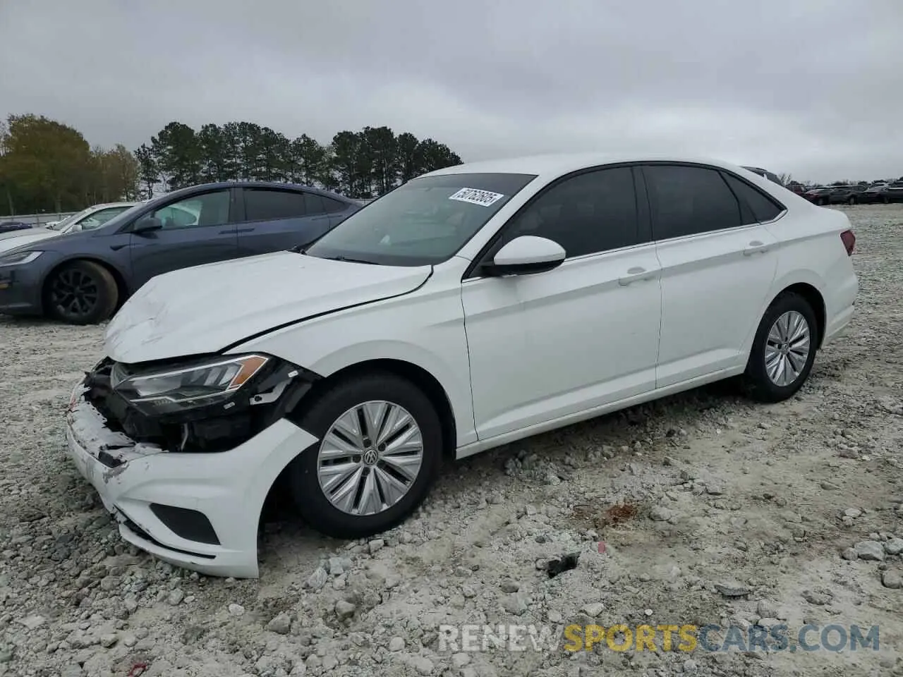 1 Photograph of a damaged car 3VWC57BU8KM129639 VOLKSWAGEN JETTA 2019