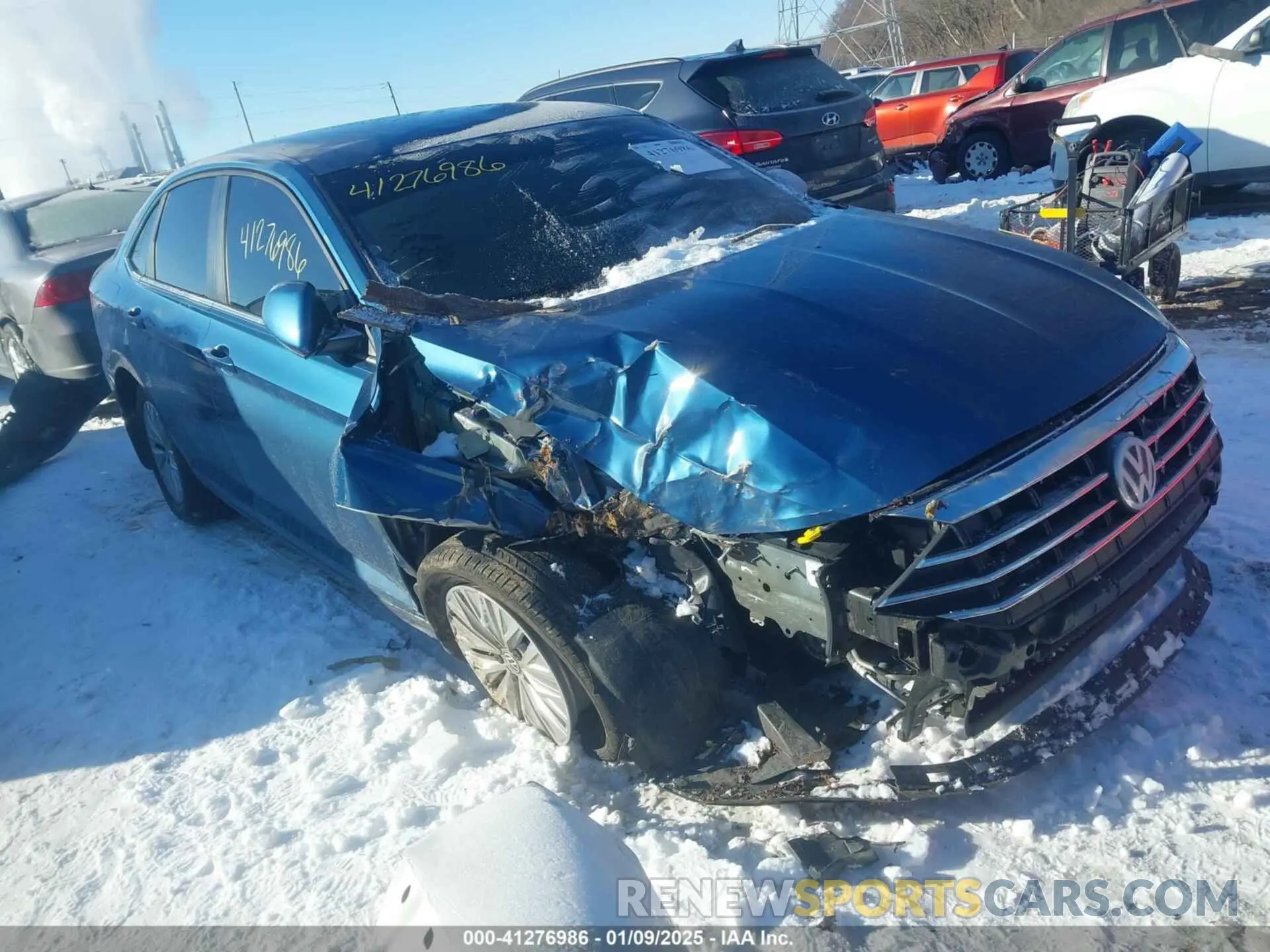 1 Photograph of a damaged car 3VWC57BU8KM212200 VOLKSWAGEN JETTA 2019