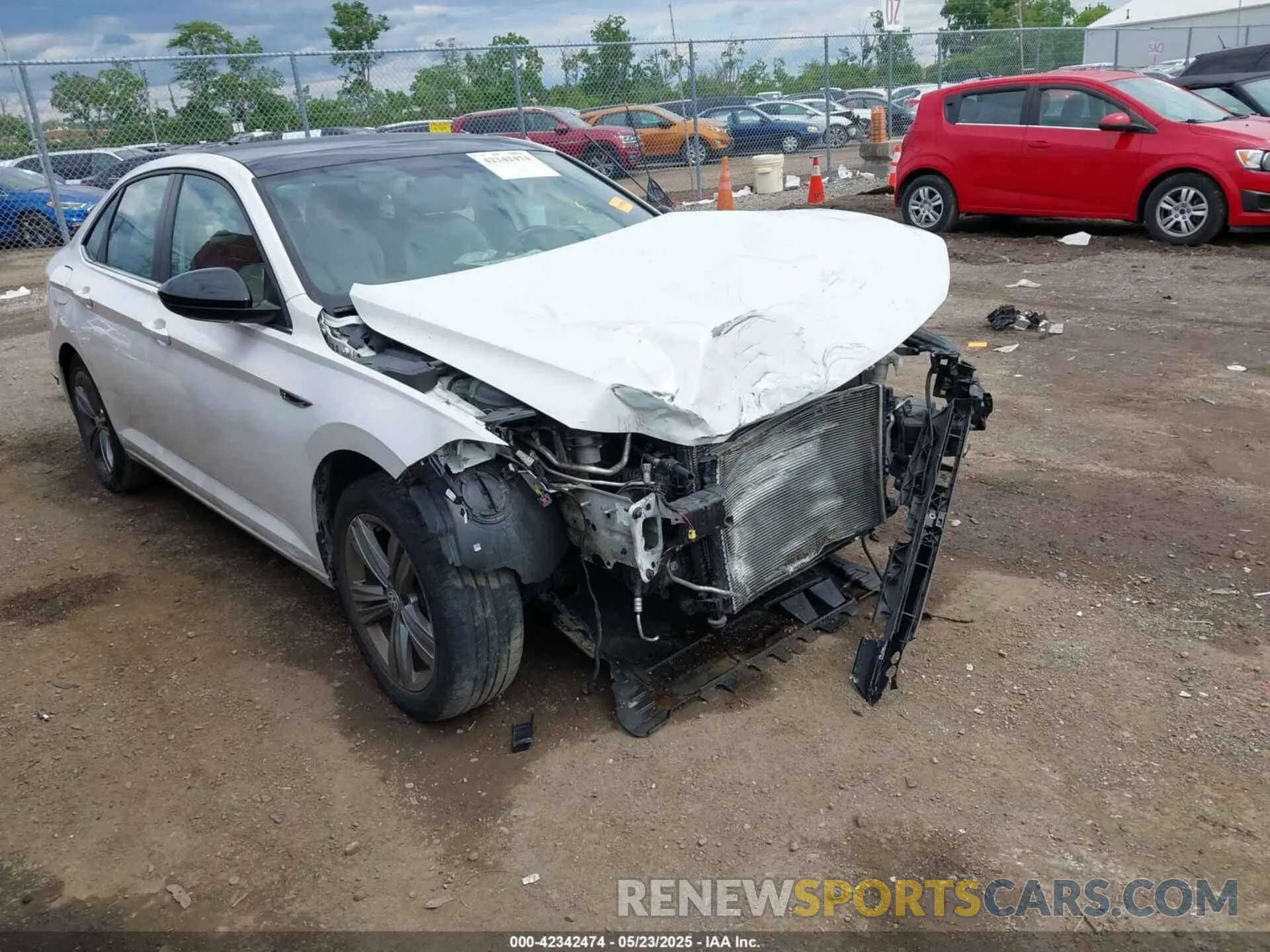1 Photograph of a damaged car 3VWC57BU8KM212844 VOLKSWAGEN JETTA 2019