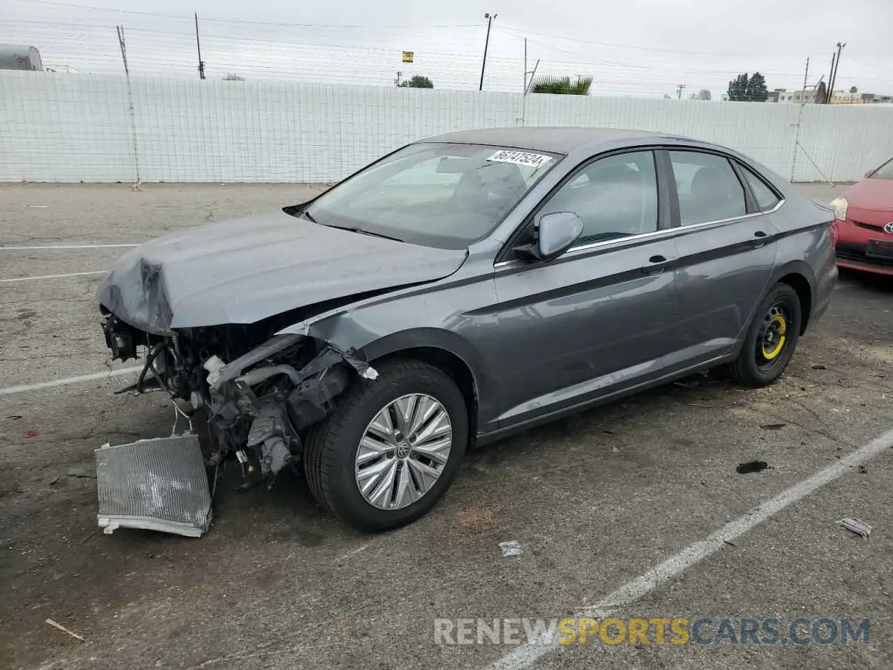 1 Photograph of a damaged car 3VWC57BU8KM218160 VOLKSWAGEN JETTA 2019