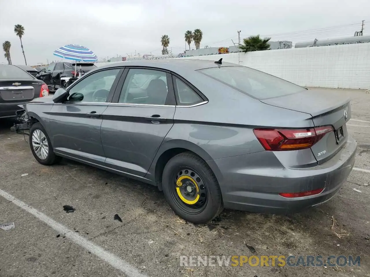 2 Photograph of a damaged car 3VWC57BU8KM218160 VOLKSWAGEN JETTA 2019