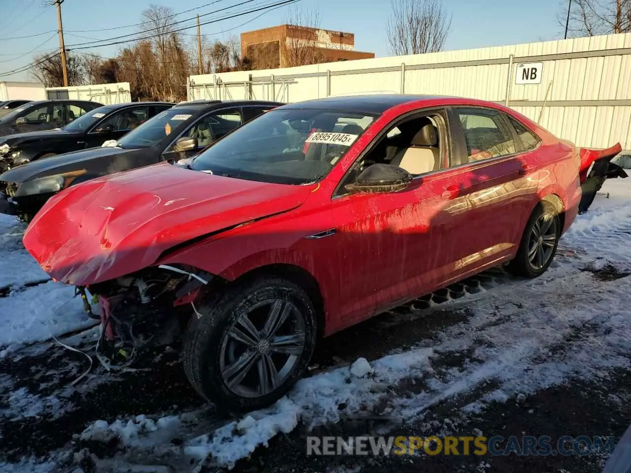 1 Photograph of a damaged car 3VWC57BU8KM219681 VOLKSWAGEN JETTA 2019