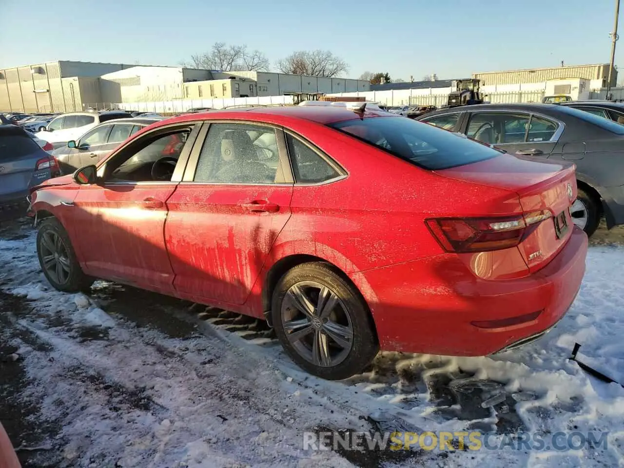 2 Photograph of a damaged car 3VWC57BU8KM219681 VOLKSWAGEN JETTA 2019