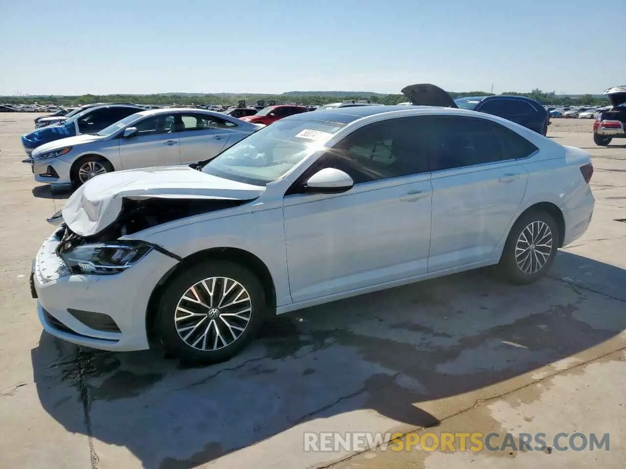 1 Photograph of a damaged car 3VWC57BU8KM225237 VOLKSWAGEN JETTA 2019
