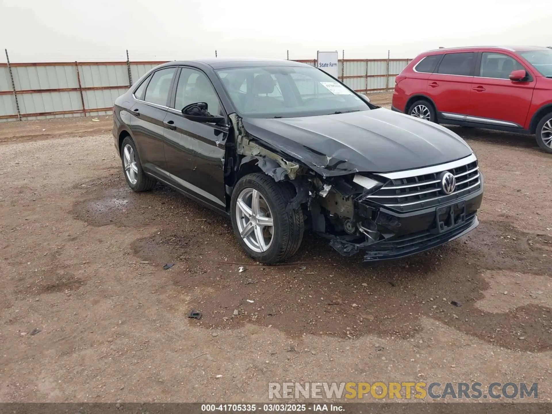 1 Photograph of a damaged car 3VWC57BU8KM234617 VOLKSWAGEN JETTA 2019