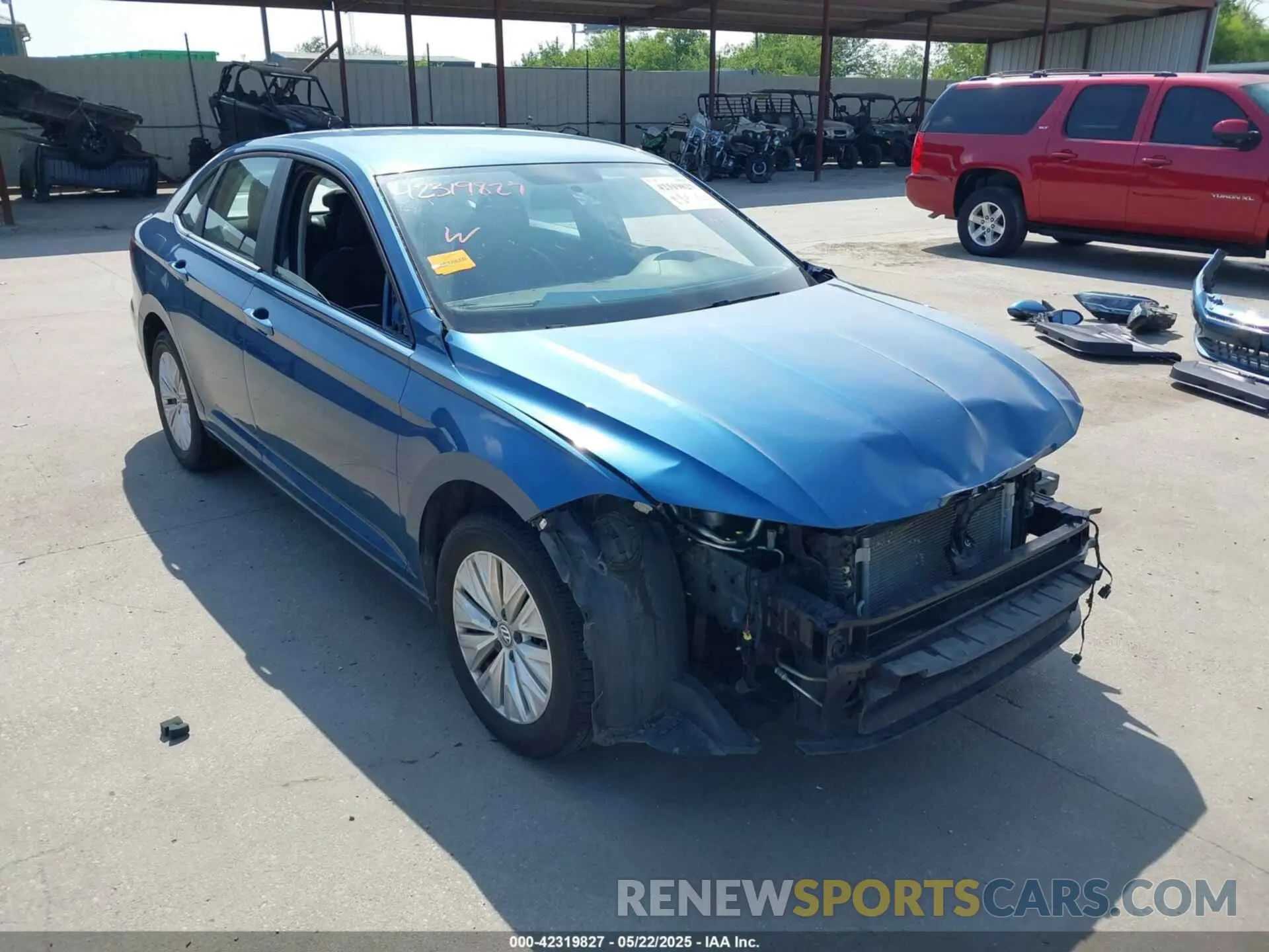 1 Photograph of a damaged car 3VWC57BU9KM005072 VOLKSWAGEN JETTA 2019