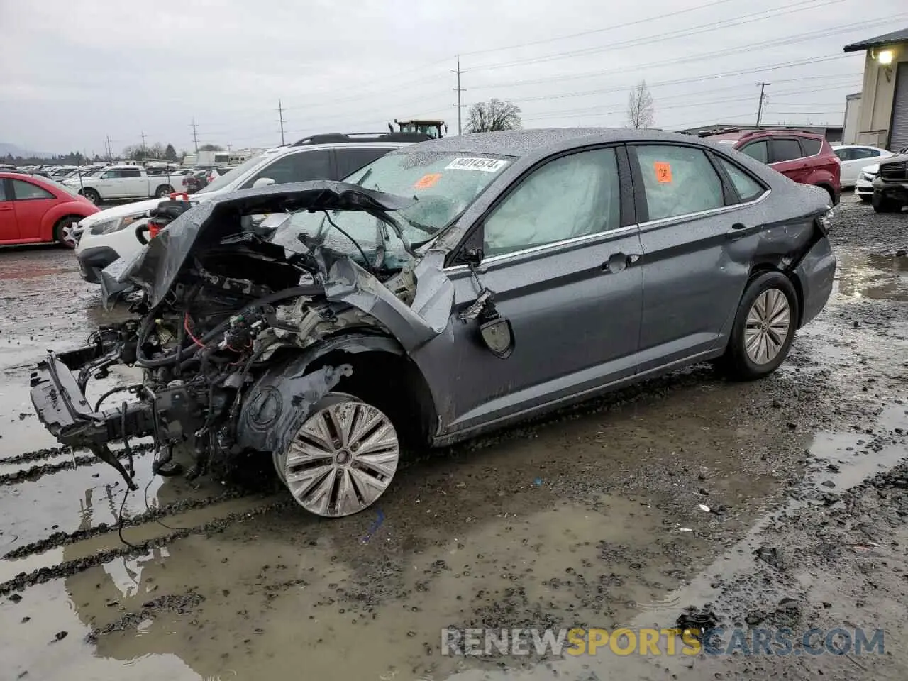 1 Photograph of a damaged car 3VWC57BU9KM023460 VOLKSWAGEN JETTA 2019