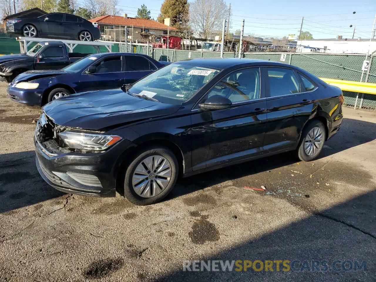 1 Photograph of a damaged car 3VWC57BU9KM029632 VOLKSWAGEN JETTA 2019