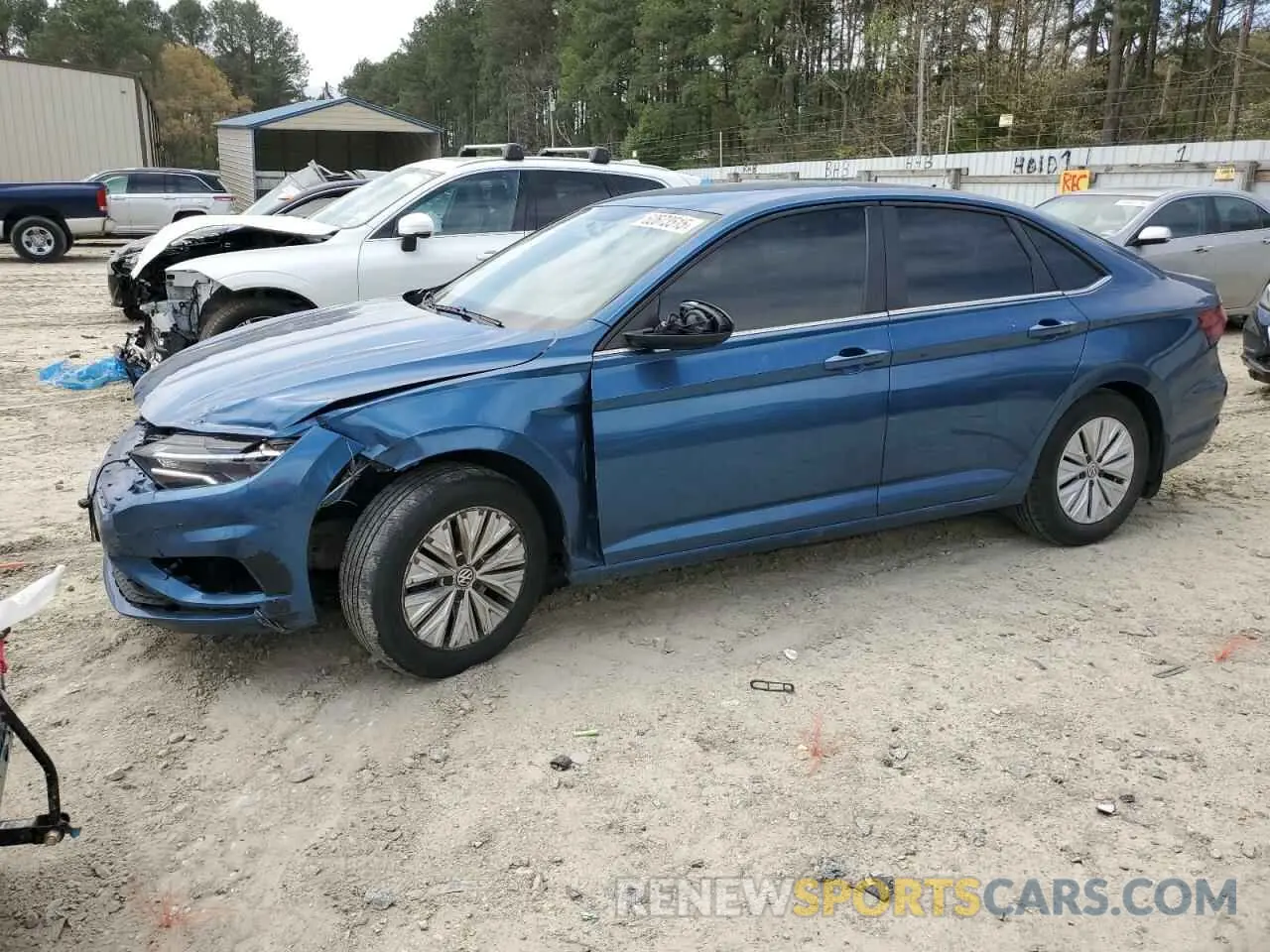 1 Photograph of a damaged car 3VWC57BU9KM032143 VOLKSWAGEN JETTA 2019