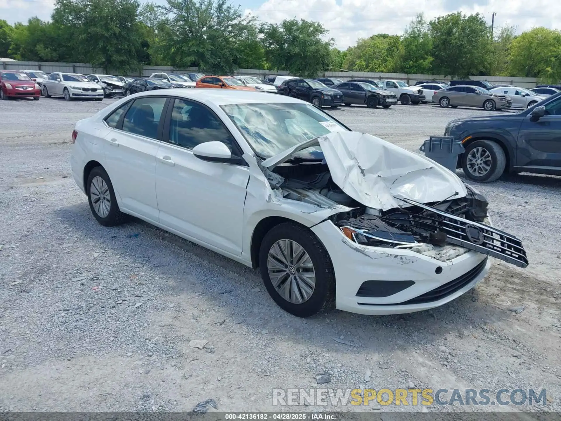1 Photograph of a damaged car 3VWC57BU9KM044311 VOLKSWAGEN JETTA 2019