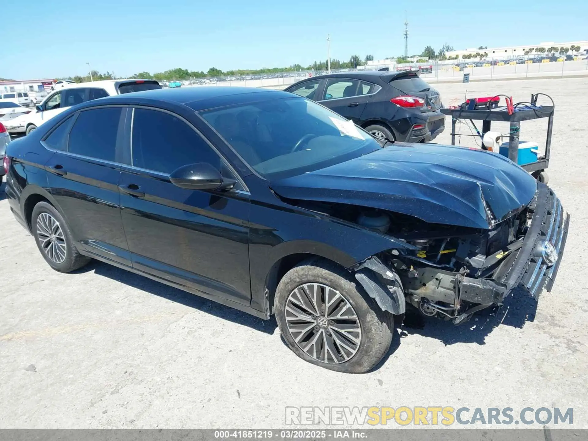 1 Photograph of a damaged car 3VWC57BU9KM045023 VOLKSWAGEN JETTA 2019