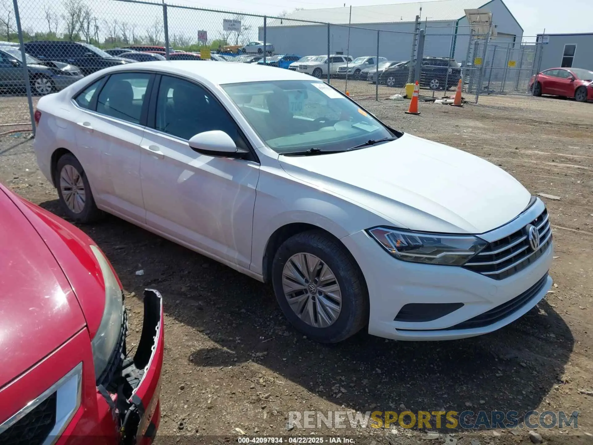 1 Photograph of a damaged car 3VWC57BU9KM055017 VOLKSWAGEN JETTA 2019