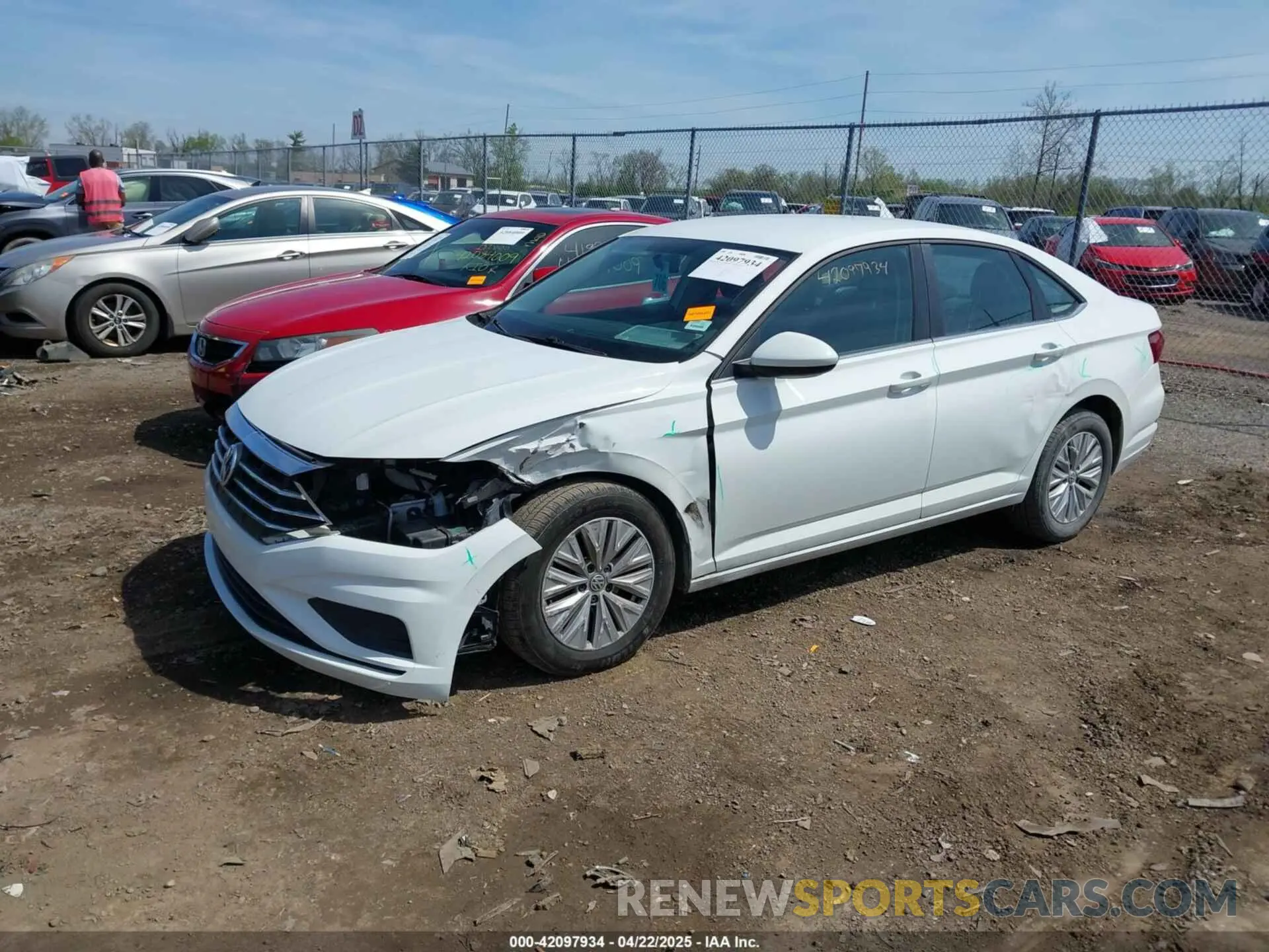 2 Photograph of a damaged car 3VWC57BU9KM055017 VOLKSWAGEN JETTA 2019