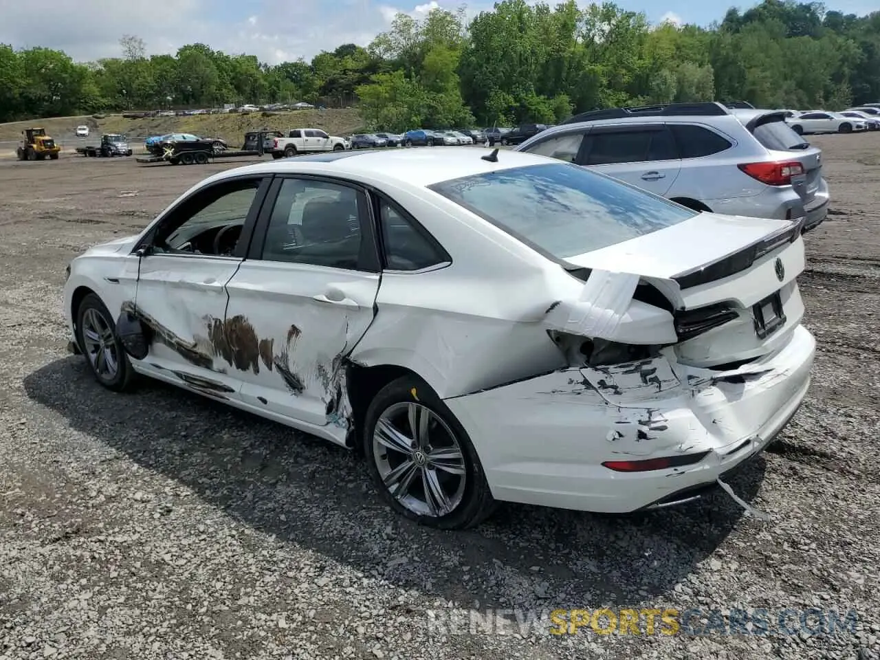 2 Photograph of a damaged car 3VWC57BU9KM065837 VOLKSWAGEN JETTA 2019