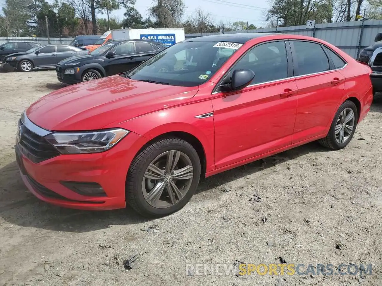 1 Photograph of a damaged car 3VWC57BU9KM080757 VOLKSWAGEN JETTA 2019