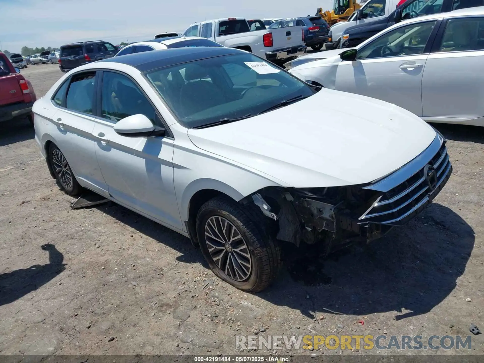 1 Photograph of a damaged car 3VWC57BU9KM087322 VOLKSWAGEN JETTA 2019