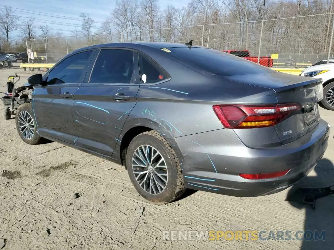 2 Photograph of a damaged car 3VWC57BU9KM097946 VOLKSWAGEN JETTA 2019
