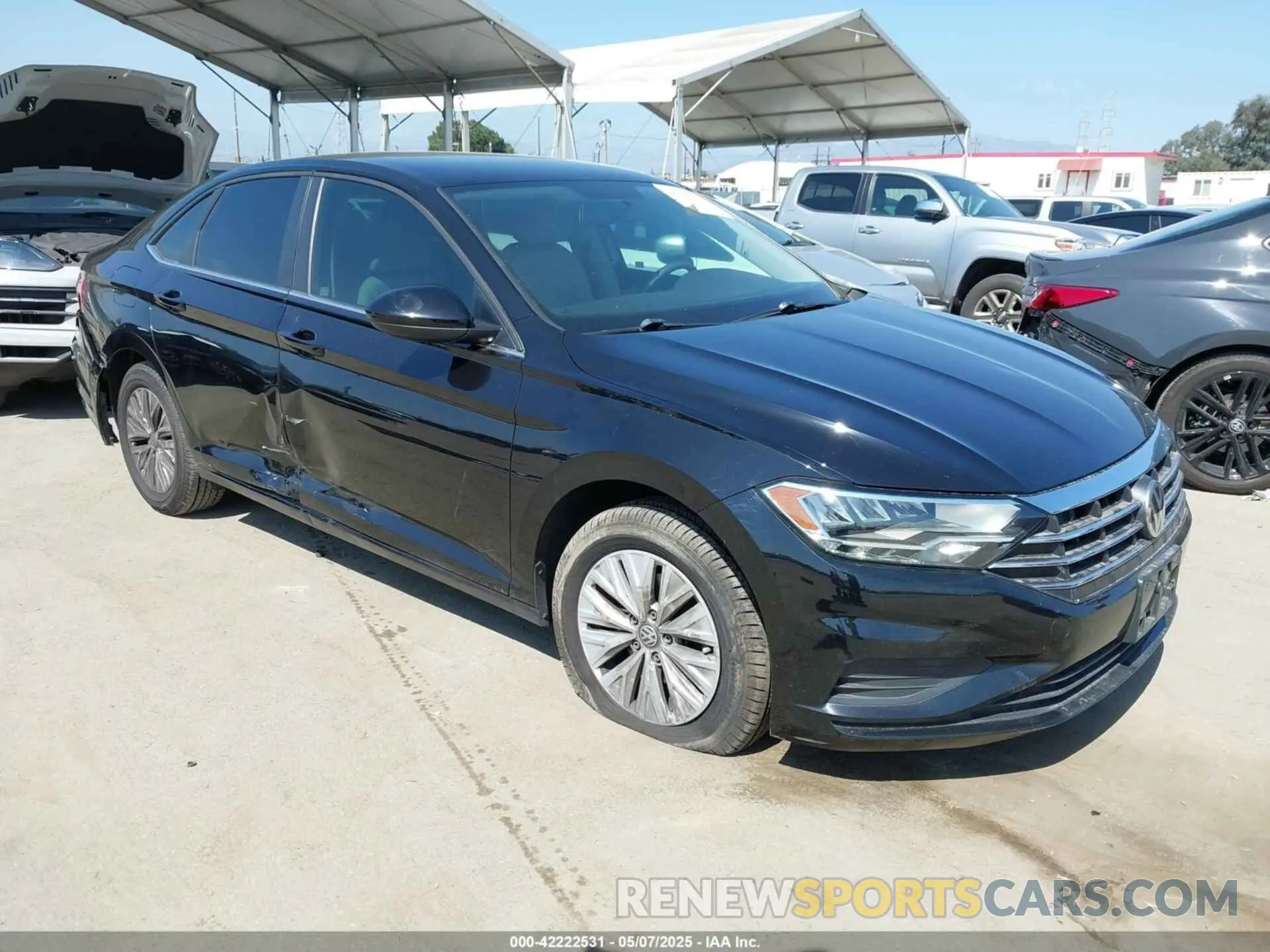 1 Photograph of a damaged car 3VWC57BU9KM112526 VOLKSWAGEN JETTA 2019