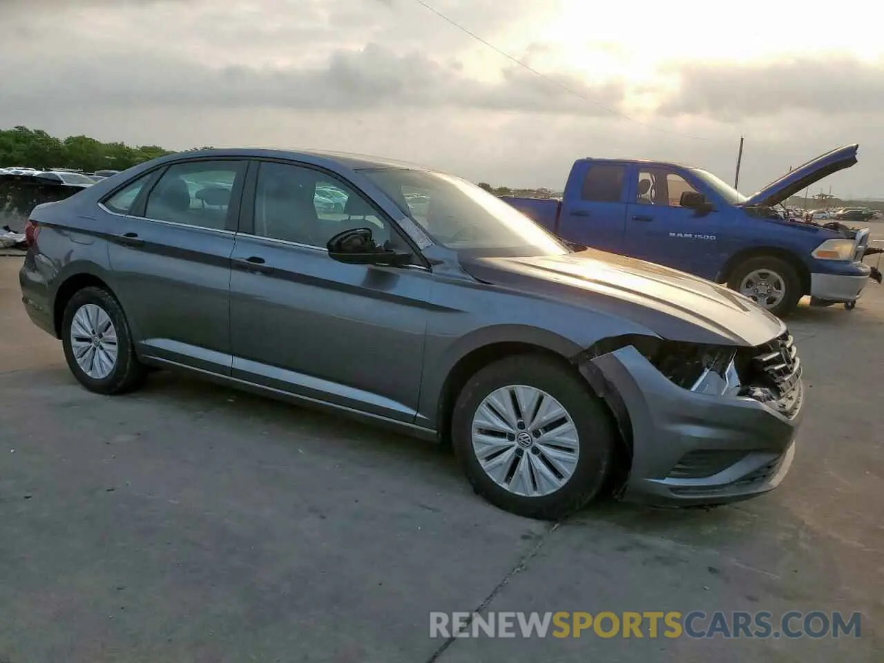 4 Photograph of a damaged car 3VWC57BU9KM122344 VOLKSWAGEN JETTA 2019