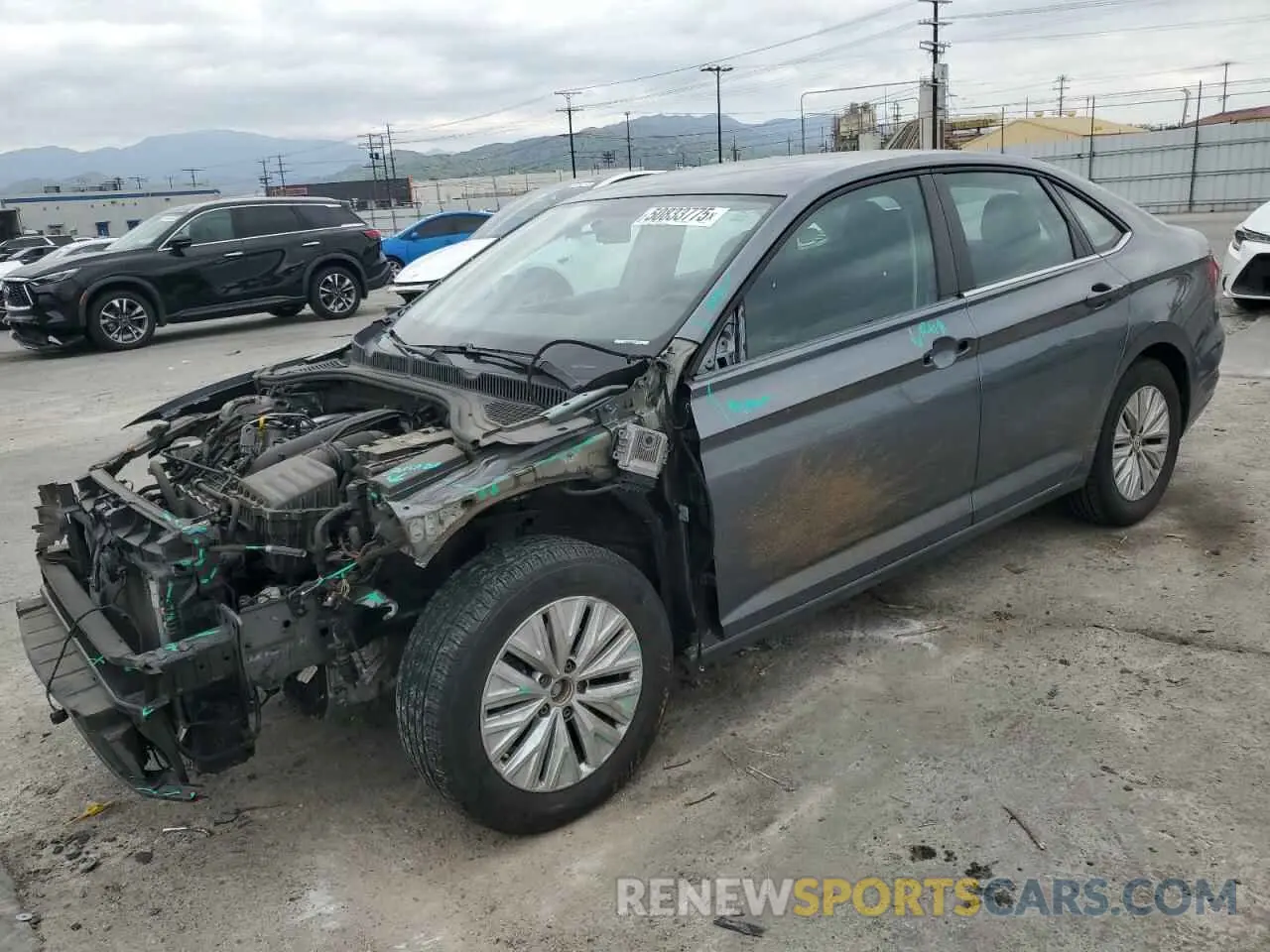 1 Photograph of a damaged car 3VWC57BU9KM149124 VOLKSWAGEN JETTA 2019
