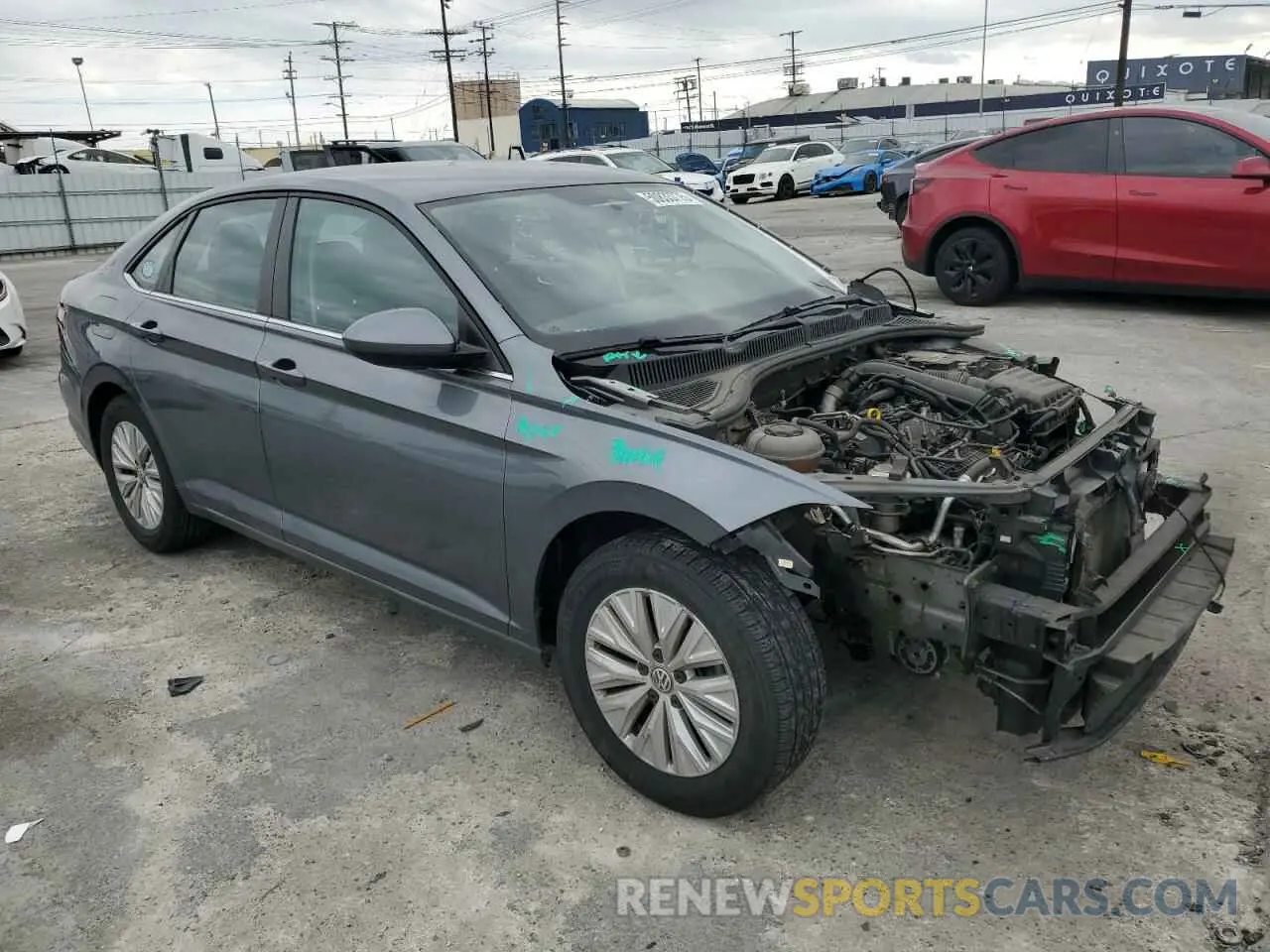 4 Photograph of a damaged car 3VWC57BU9KM149124 VOLKSWAGEN JETTA 2019