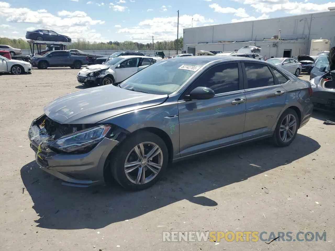 1 Photograph of a damaged car 3VWC57BU9KM161421 VOLKSWAGEN JETTA 2019