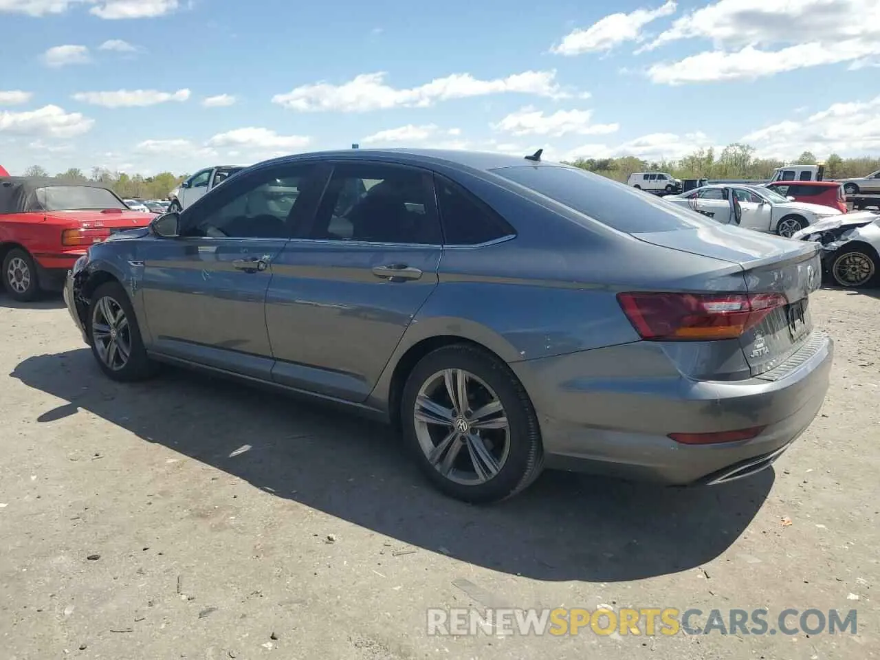 2 Photograph of a damaged car 3VWC57BU9KM161421 VOLKSWAGEN JETTA 2019