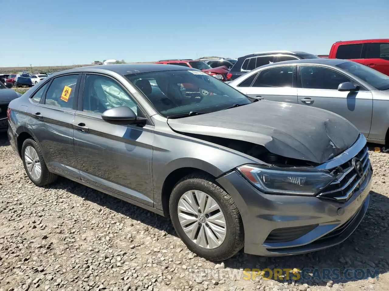4 Photograph of a damaged car 3VWC57BU9KM216675 VOLKSWAGEN JETTA 2019