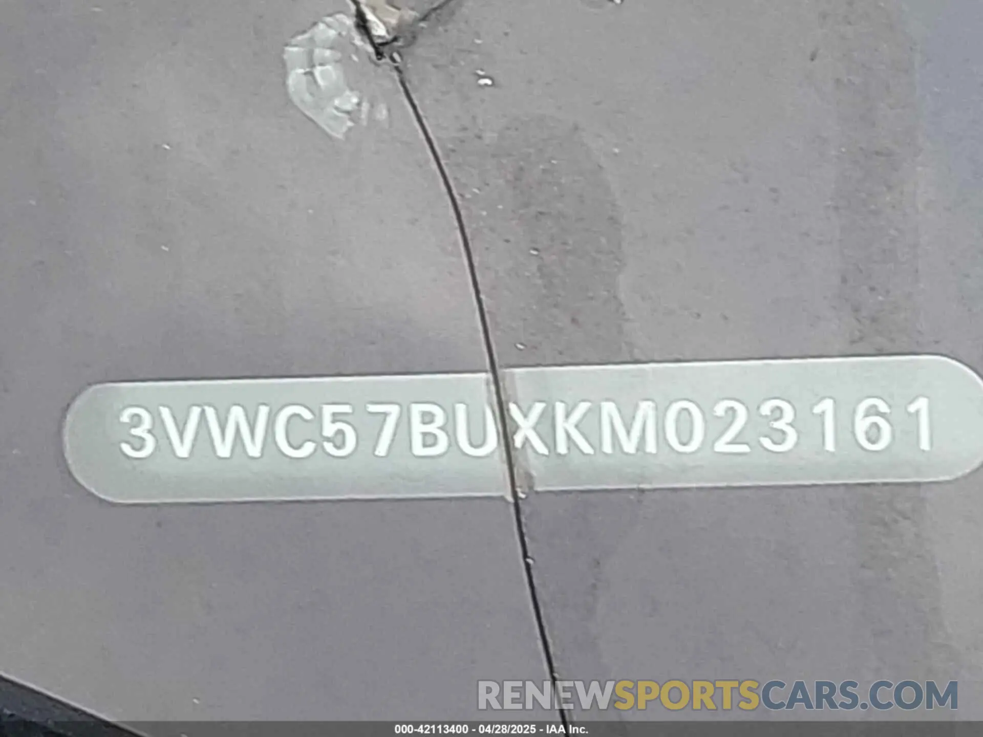 17 Photograph of a damaged car 3VWC57BUXKM023161 VOLKSWAGEN JETTA 2019