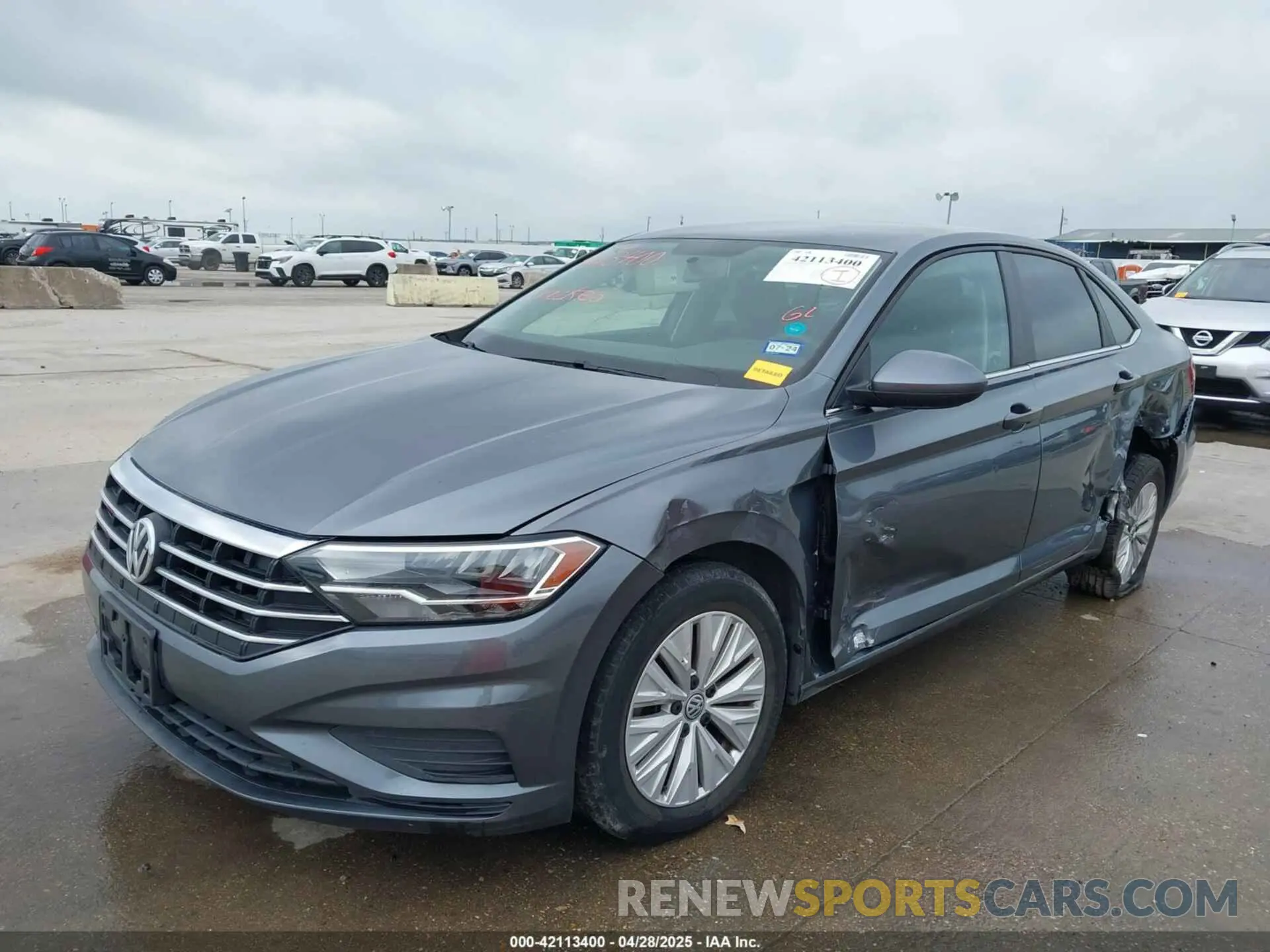 2 Photograph of a damaged car 3VWC57BUXKM023161 VOLKSWAGEN JETTA 2019