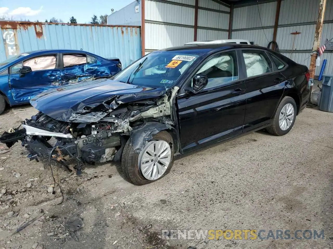 1 Photograph of a damaged car 3VWC57BUXKM042292 VOLKSWAGEN JETTA 2019